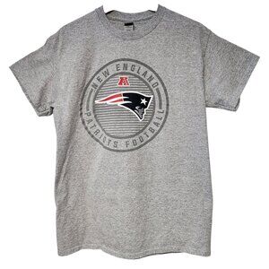 New England Patriots NFL Gilden Men's M Gray T Shirt
